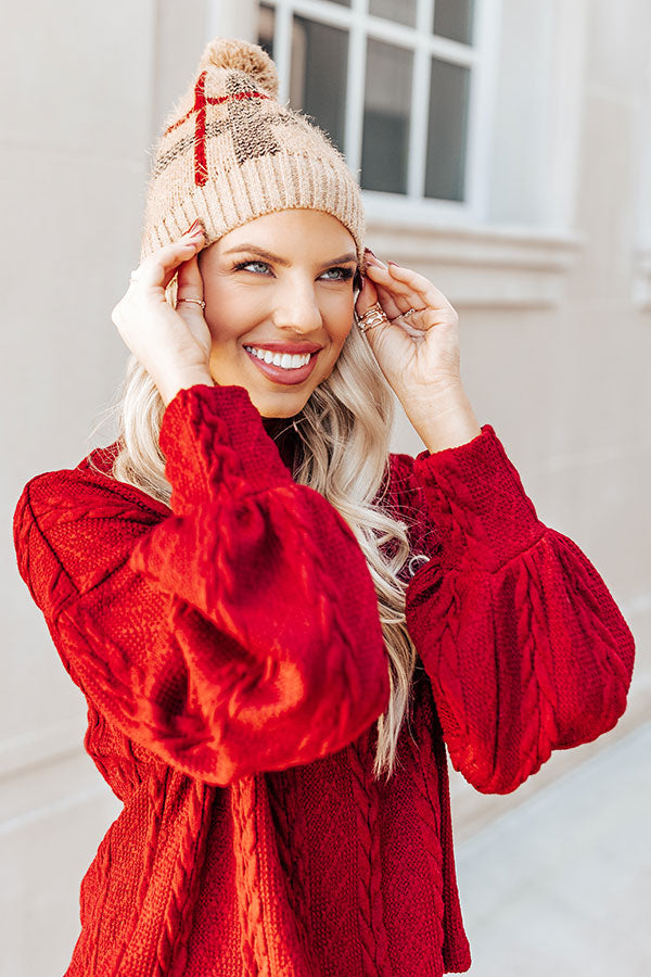 Winter On The Way Ultra Soft Beanie Image - 4