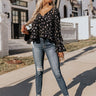 Living In Style Polka Dot Babydoll Top Image - 1