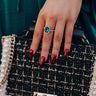 Tour The City Ring In Emerald Image - 1