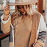 Powerful Pose Felt Fedora In Iced Latte Image - 1