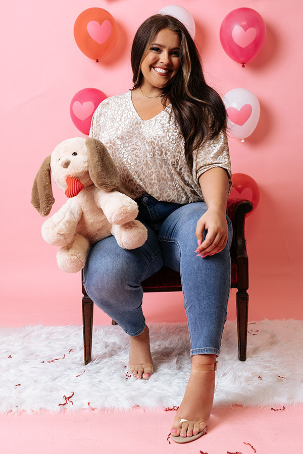 Nearly In Love Velvet Burnout Top Curves Image - 1
