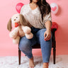 Nearly In Love Velvet Burnout Top Curves Image - 1