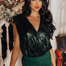 Glittering Skies Sequin Bodysuit Image - 1