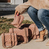 Fashionable Favor 4 In One Quilted Bag Set In Blush Image - 1