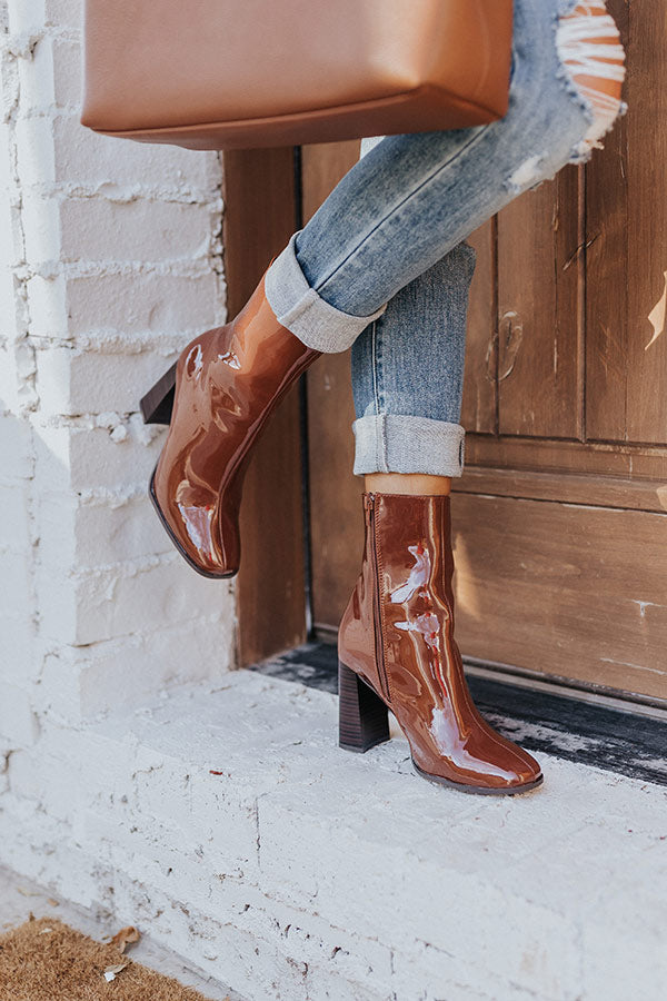 The Jill Patent Bootie Image - 1