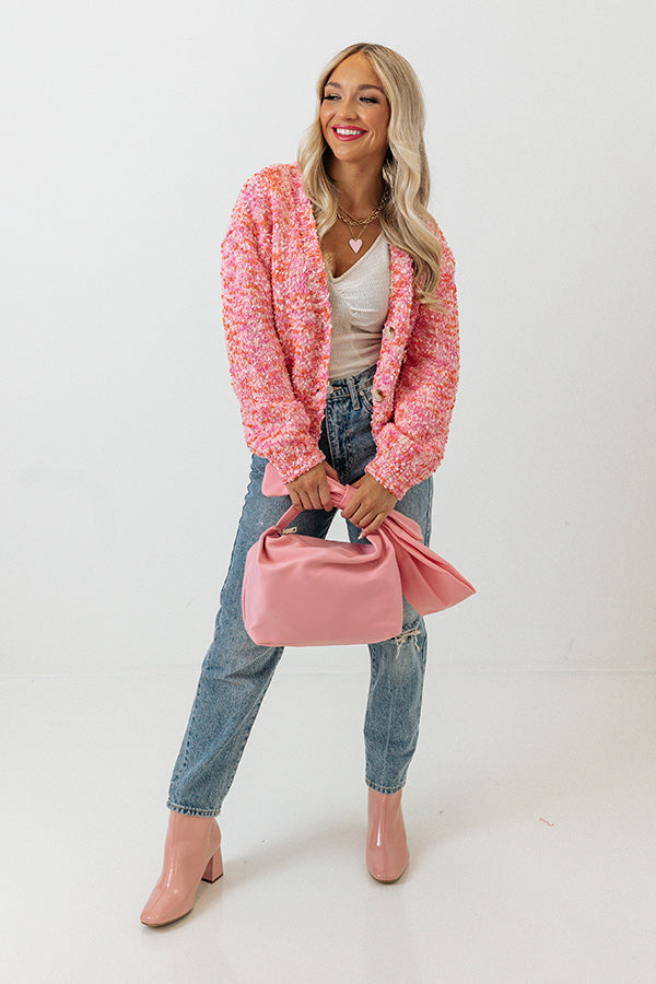 Every Enchantment Knit Cardigan in Pink Image - 2
