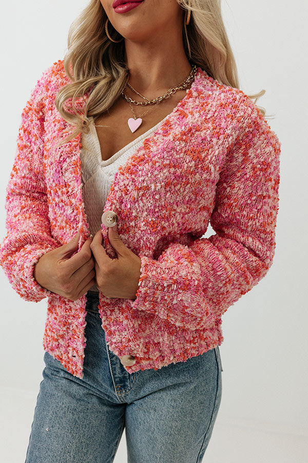 Every Enchantment Knit Cardigan in Pink Image - 3
