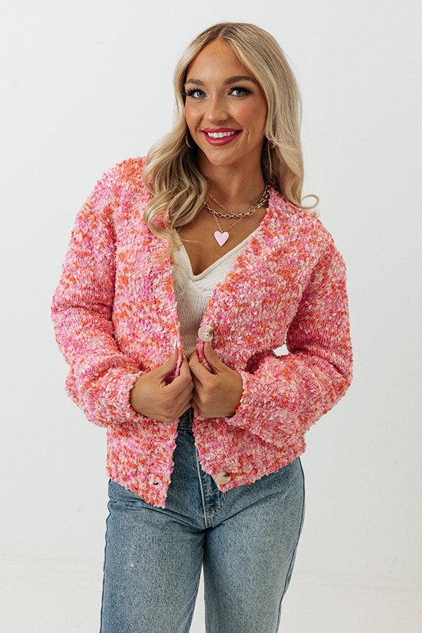 Every Enchantment Knit Cardigan in Pink Image - 1