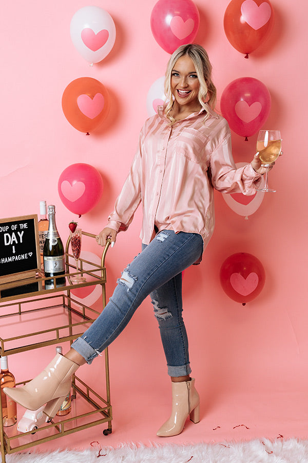 Super Chic Button Down Top Image - 1