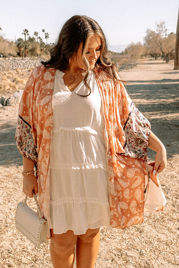 Sweeter In Soho Floral Overlay In Peach Image - 1
