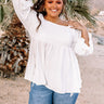 Weekly Date Shift Top In White Curves Image - 1