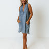 Rooftop Deck Chambray Dress Image - 1