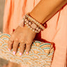Flip The Script Bracelet Set In Blush Image - 1