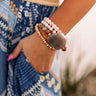 Here to Party Semi Precious Bracelet Set in Grey Image - 1
