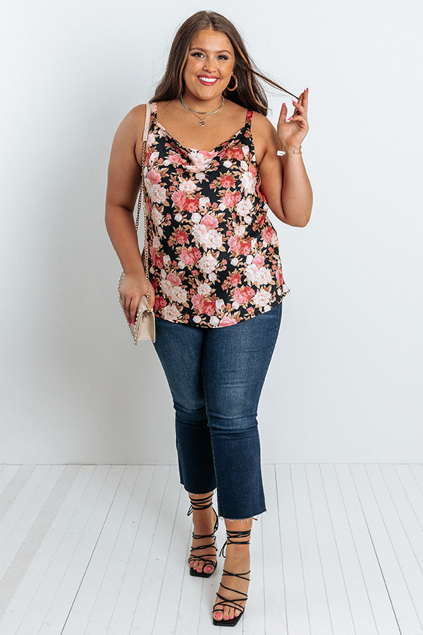 Venice Love Floral Shift Tank Curves