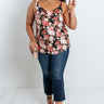 Venice Love Floral Shift Tank Curves Image - 1