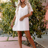 Clever And Kind Shift Dress In White Image - 1