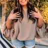 Across Your Heart Shift Top In Light Mocha Curves Image - 1