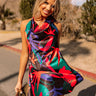 Belize Me Satin Dress Image - 1