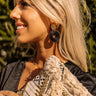 Sending Good Luck Earrings In Black Image - 1
