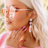 Belong To You Earrings In Purple Image - 1