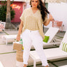 Good Decision Floral Shift Top In Lime Punch Image - 1