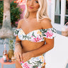 Beauty And Blooms Bikini Top in White Image - 1