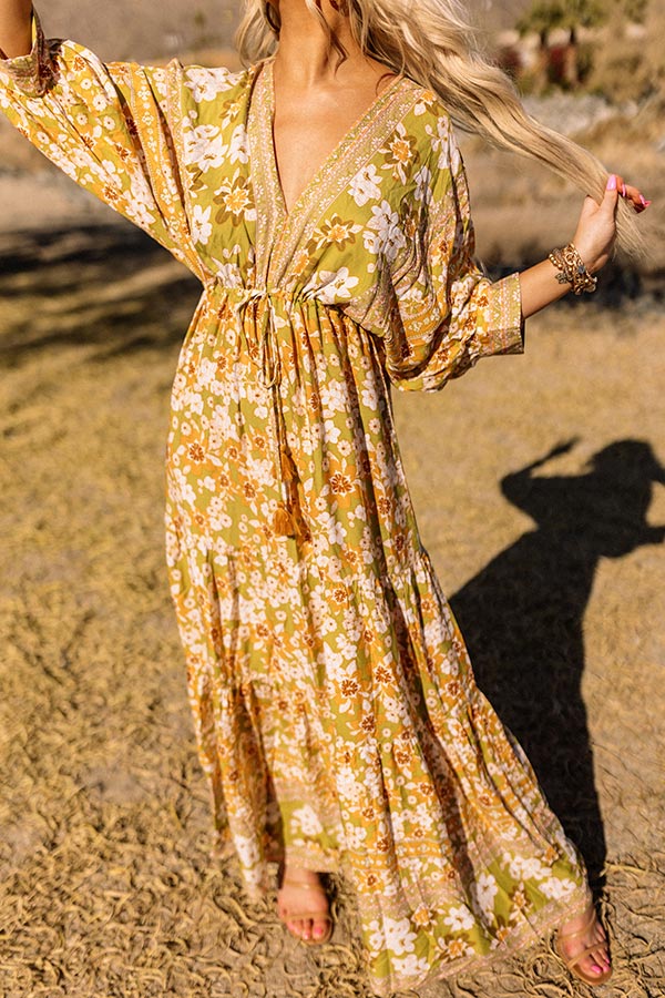 Sunlight Delight Floral Maxi Image - 2