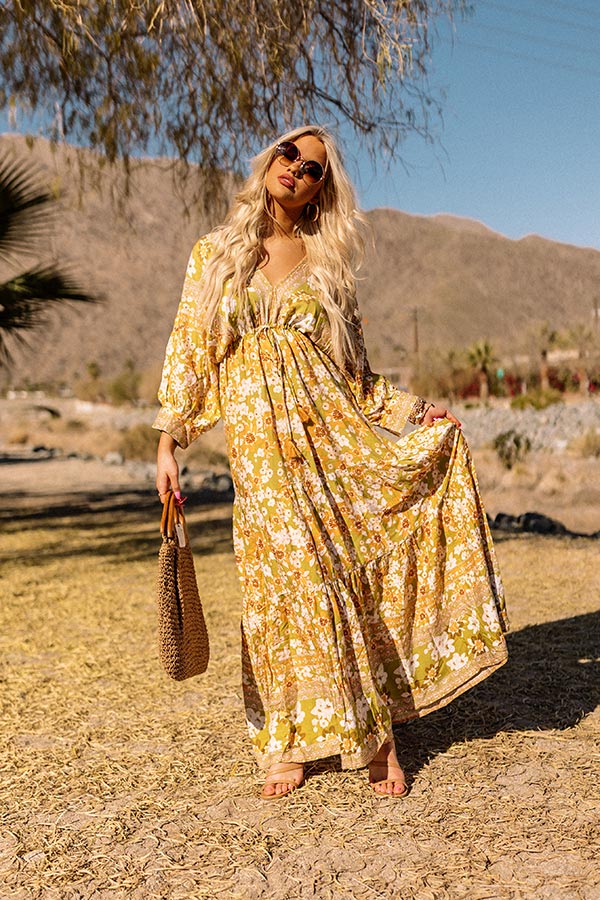 Sunlight Delight Floral Maxi Image - 1