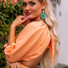 Getting Inspired Earrings In Aqua Image - 1