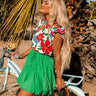 Sweet And Selective Floral Shift Top In White Image - 1