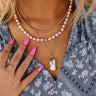 Kona Crush Layered Necklace In White Image - 1