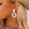 Sending Good Luck Earrings In Iced Latte Image - 1