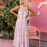Fabulous Time Tiered Midi In Blush Image - 1