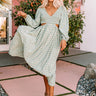 Very Confident Cut Out Midi In Green Image - 1