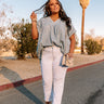 Good Decision Floral Shift Top In Sky Blue Image - 1