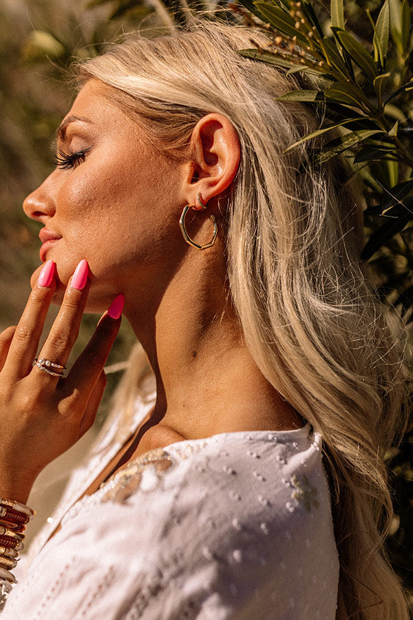Cape Cod Nights Hoop Earrings