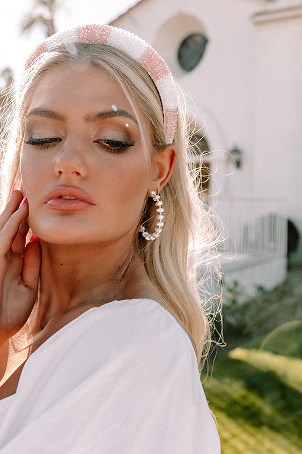 Sashay And Chardonnay Hoop Earrings Image - 2