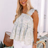 Beyond Chic Shift Top In Sea Glass Image - 1