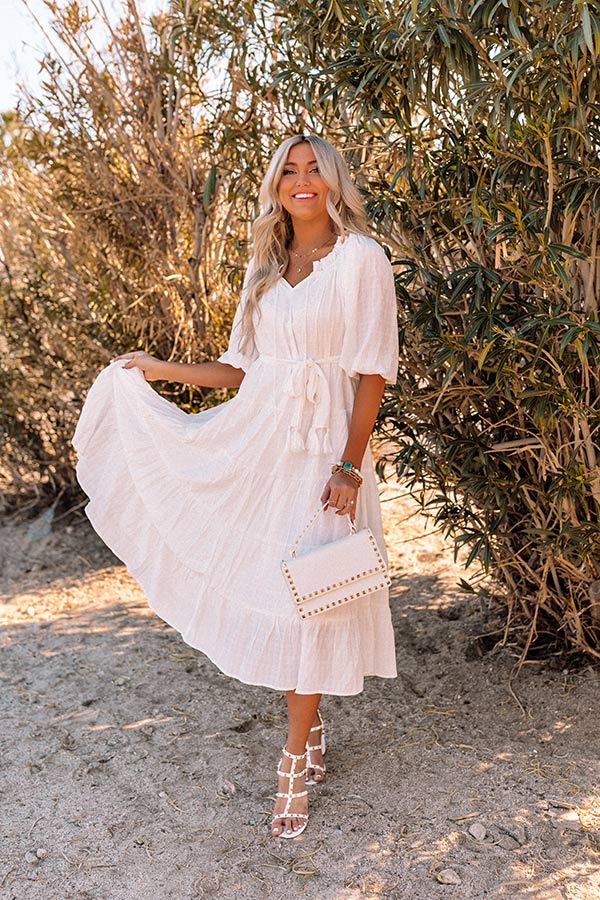 Keep At Bay Midi In White Image - 1