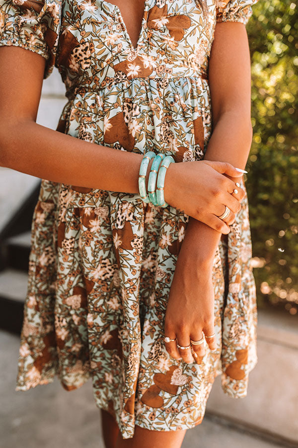 Nights By The Sea Bracelet in Turquoise