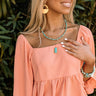 Kona Crush Layered Necklace In Turquoise Image - 1