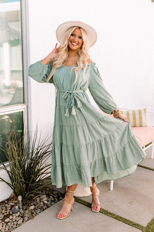 Keep At Bay Midi In Pear