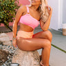 Summer Divine One Piece Color Block Swimsuit Image - 1