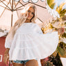 Sway To The Music Babydoll Top In White Image - 1