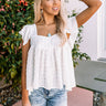 Sun Glow Shift Top In White Image - 1