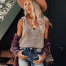 Cliffhanger Knit Tank In Taupe Image - 1