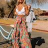 Mentally On Vacay Front Tie Pants Image - 1