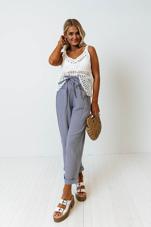 Shore House Pants In Airy Blue