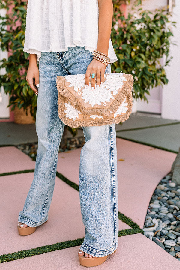 Magnolia Garden Embellish Clutch Image - 2
